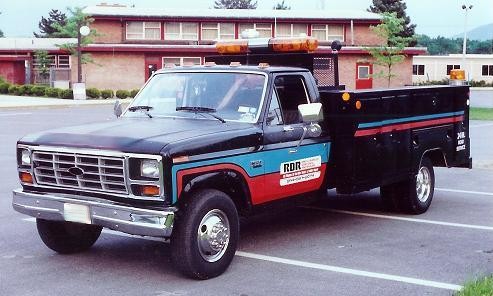 1985 Ford F350 Service Truck.