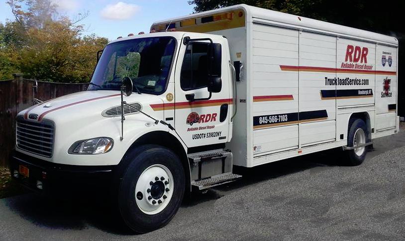 2007 M2 Freightliner Service Truck. This low mileage truck was reconditioned & is equipped with a Mickey Beverage Truck Body.